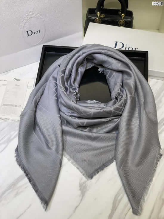 Top Quality Brand Fake Dior Scarf Women Winter Cashmere Thick Autumn Warm Shawls 34